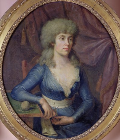 Portret van Madame Lepage, 1797 door Dominique Doncre